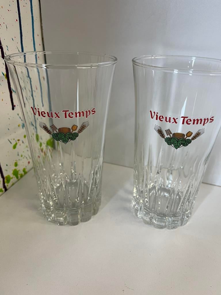 Vieux Temps bierglazen set van 6 glazen, Ophalen of Verzenden, Nieuw, Glas of Glazen, Overige merken