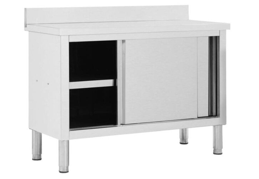 Werktafel voor keuken met schuifdeuren 120x50x (95-97), Huis en Inrichting, Keuken | Keukenbenodigdheden, Nieuw, Ophalen