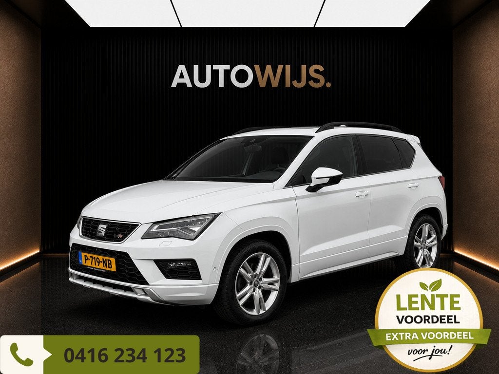 Seat Ateca 2.0 EcoTSI FR 4DRIVE|190PK|PANO|CAMERA|FR-PAKKET|, Automaat, Gebruikt, Wit, 14 km/l