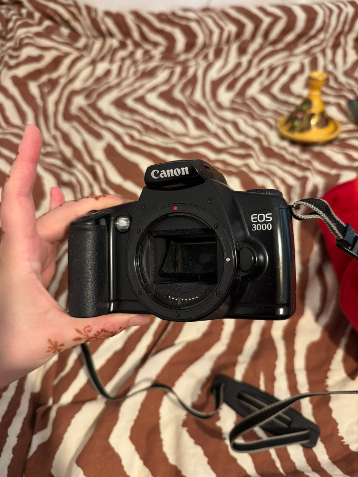 Canon EOS 3000 analoge camera zonder lens, Audio, Tv en Foto, Fotocamera's Analoog, Ophalen of Verzenden, Gebruikt, Spiegelreflex