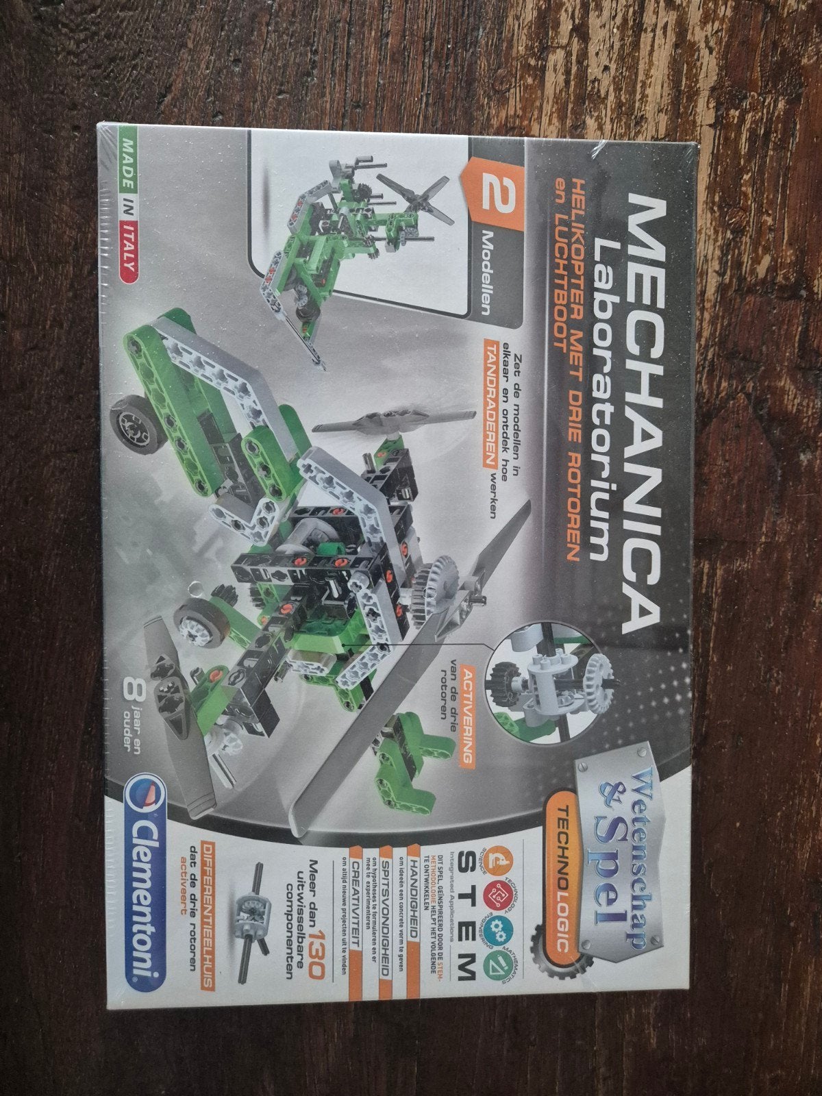 Clementoni Mechanica Laboratorium Helikopter & Luchtboot, Ophalen of Verzenden, Nieuw, Bouwen