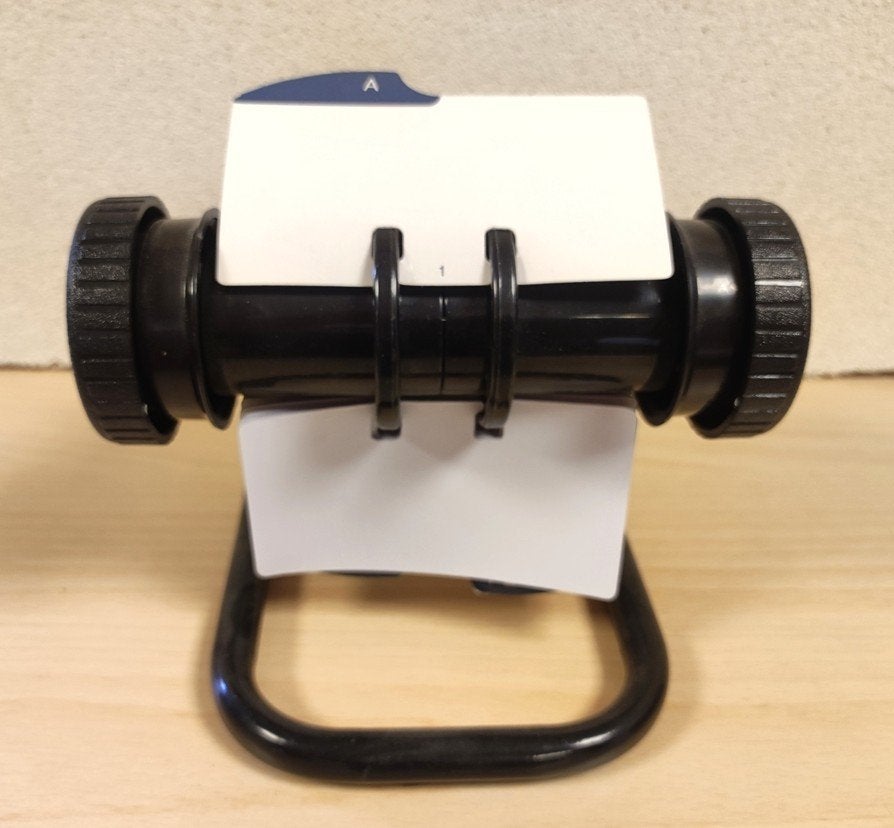 rolodex, Ophalen