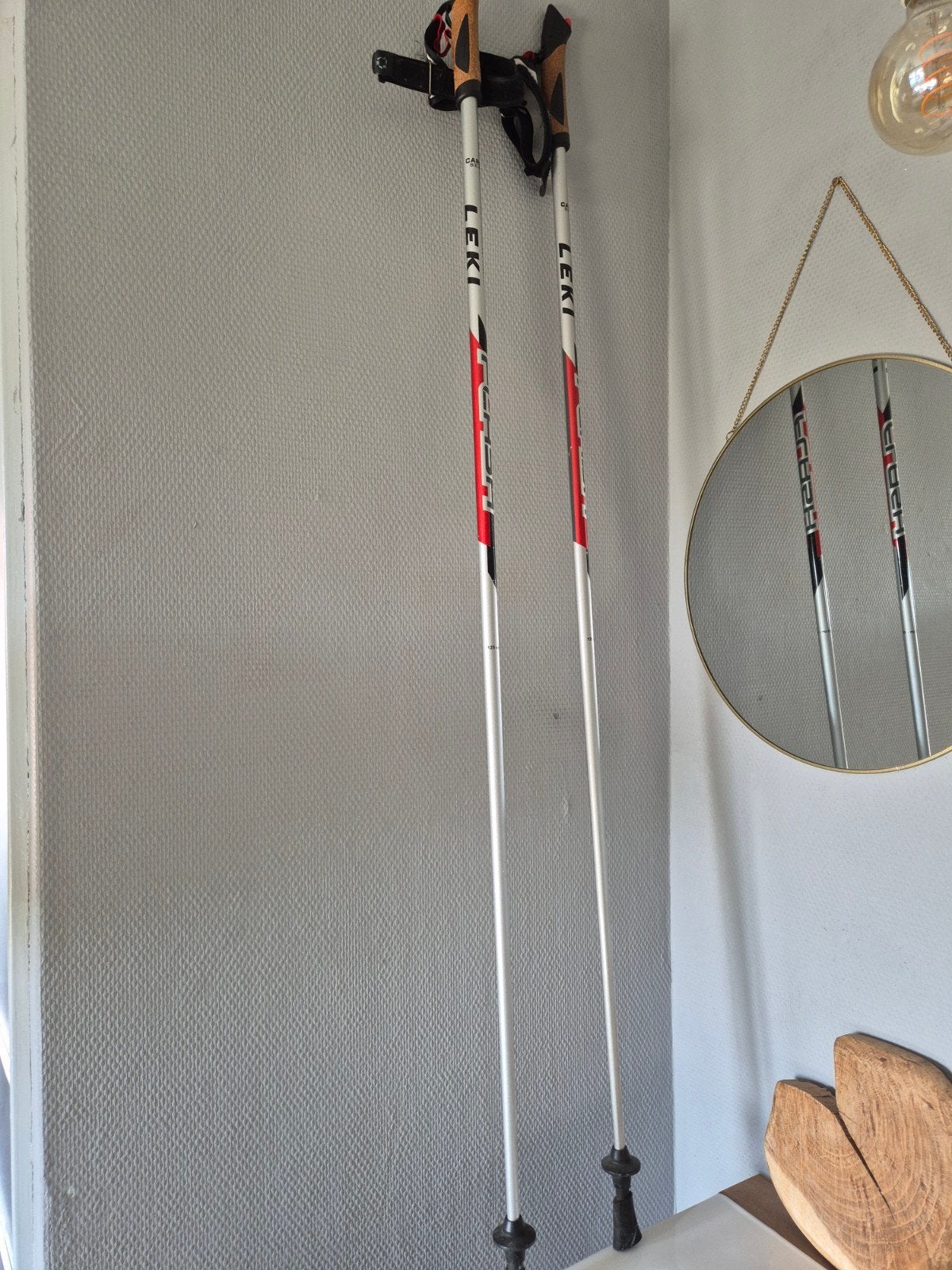 Leki Nordic Walking Stokken Carbon Series 125 cm, Ophalen, Gebruikt, Wandelstok