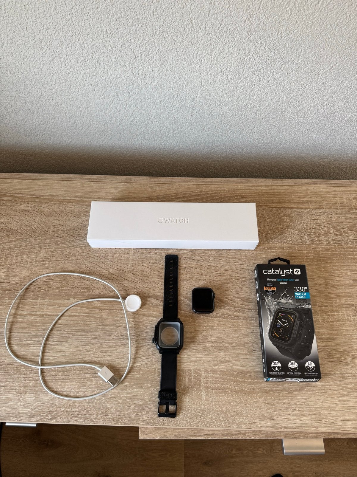Apple Watch Series 6 44mm, Gebruikt, Hartslag, Zwart, IOS