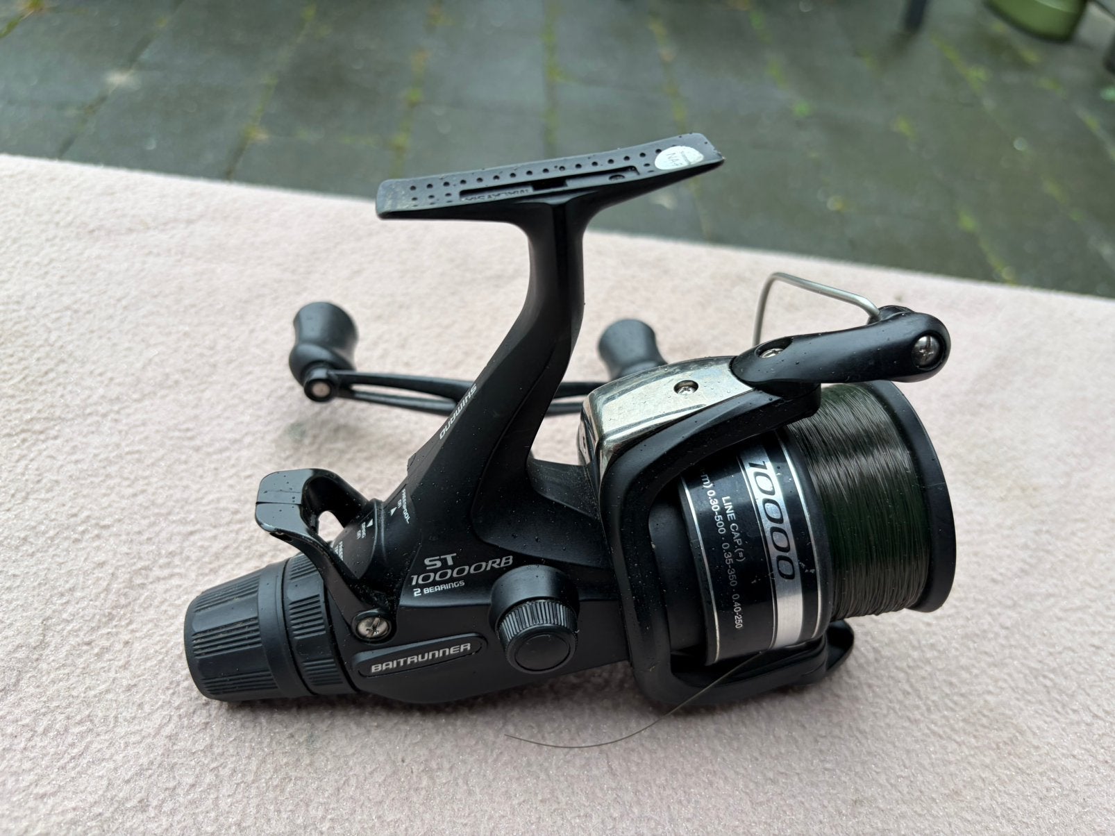 Shimano st10000rb baitrunner molen, Ophalen of Verzenden, Gebruikt, Molen