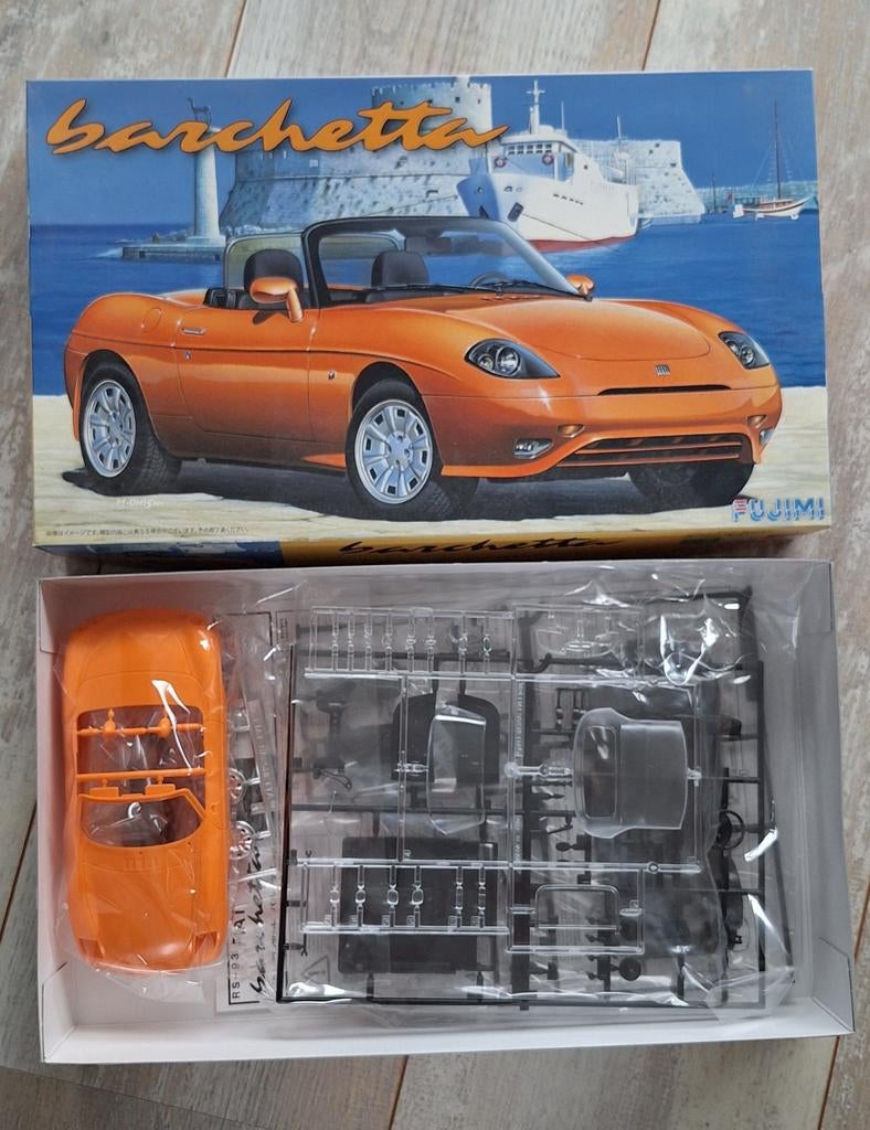 Bouwpakket Fiat Barchetta, Fujimi, Auto, 1:32 tot 1:50, Nieuw
