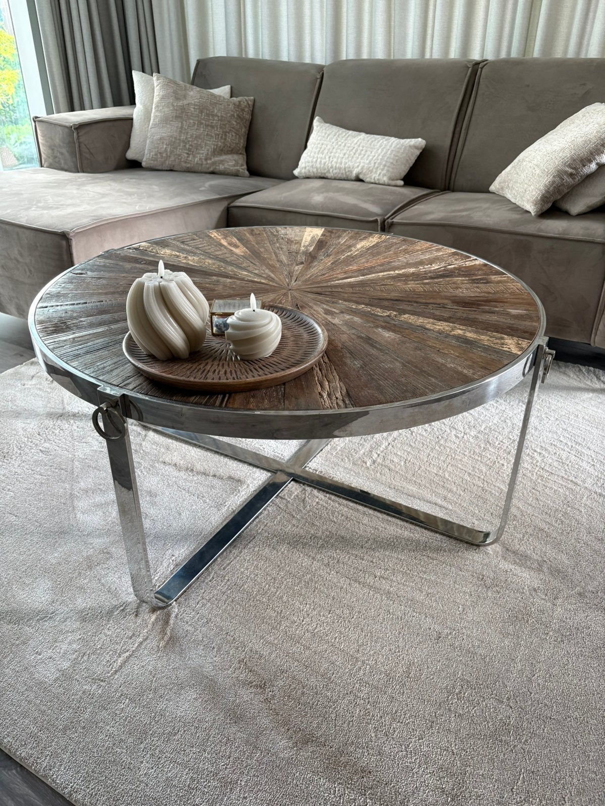 Salontafel / coffee table Colmore, Ophalen, Gebruikt, 50 tot 100 cm, Rond