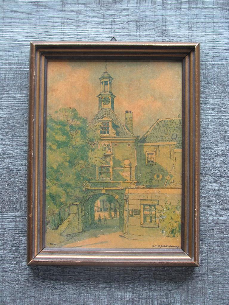 Tiel - H.E. Roodenburg, Gebruikt, Ophalen of Verzenden, 1940 tot 1960, Gebouw
