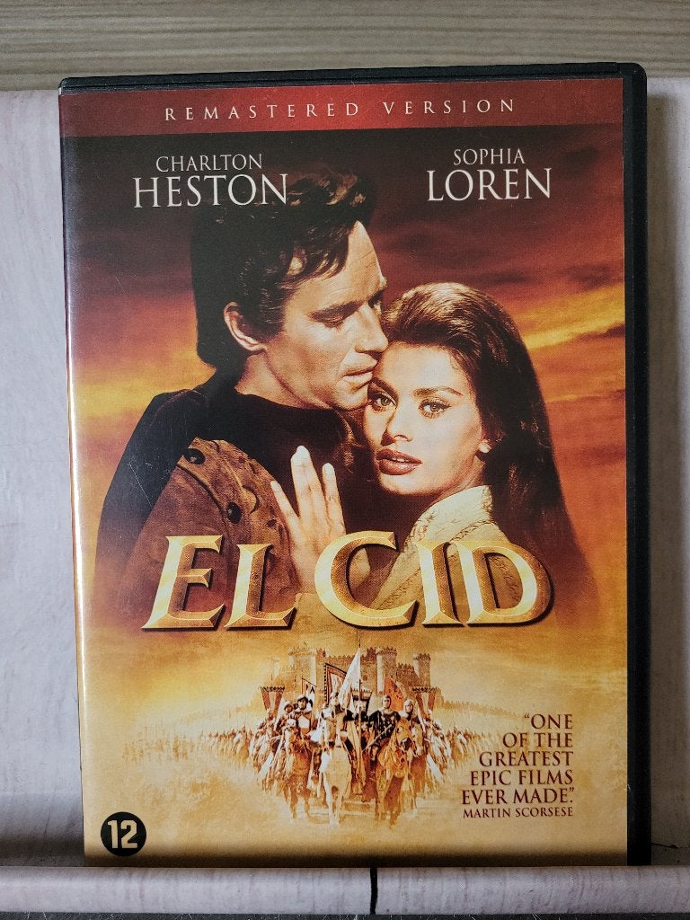 El Cid (1961) Klassieker Sophia Loren / Charlton Heston Dvd, 1960 tot 1980, Engels, Nederlands, Ophalen of Verzenden