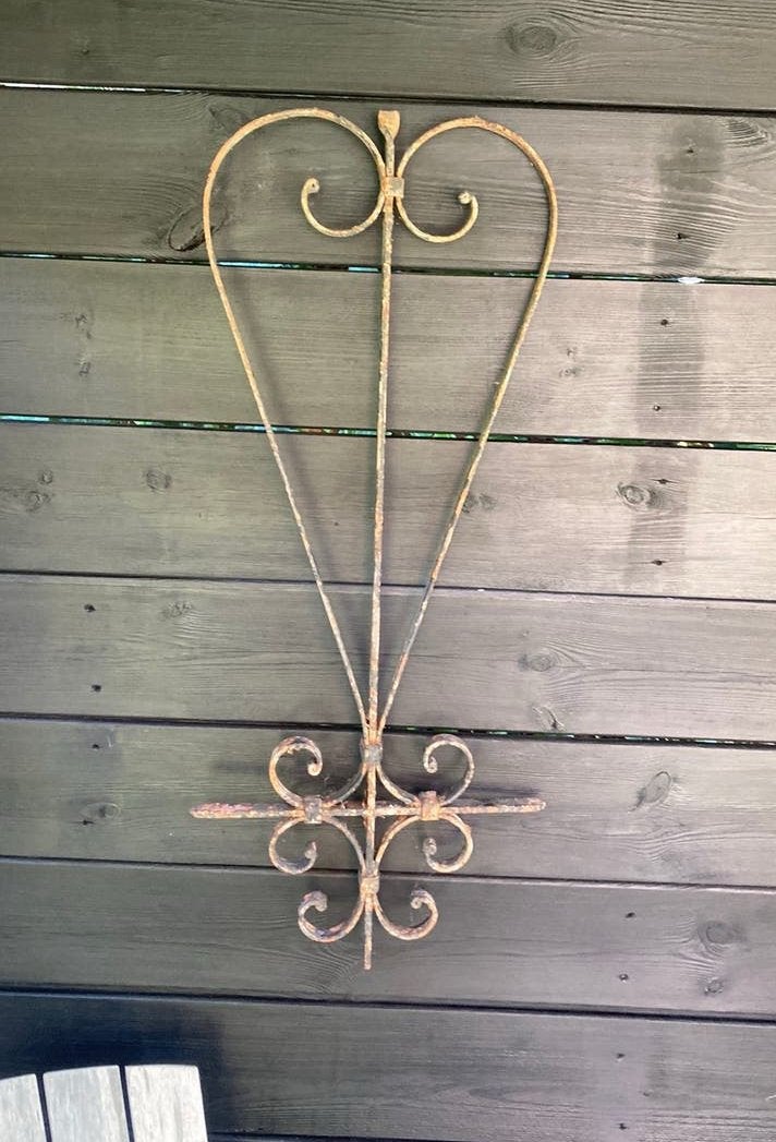 Oud ijzeren ornament, Ophalen of Verzenden, Zo goed als nieuw