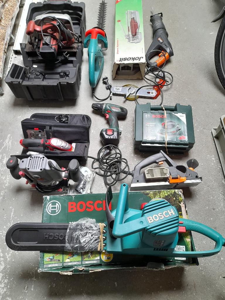 Aangeboden divers elektrisch gereedschap, Doe-het-zelf en Verbouw, Gereedschap | Handgereedschap, Ophalen, Gebruikt