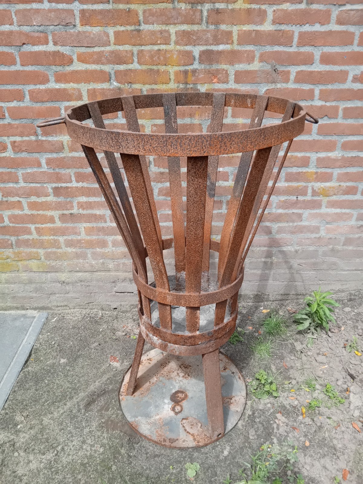 Grote vuurkorf, Tuin en Terras, Ophalen, Gebruikt