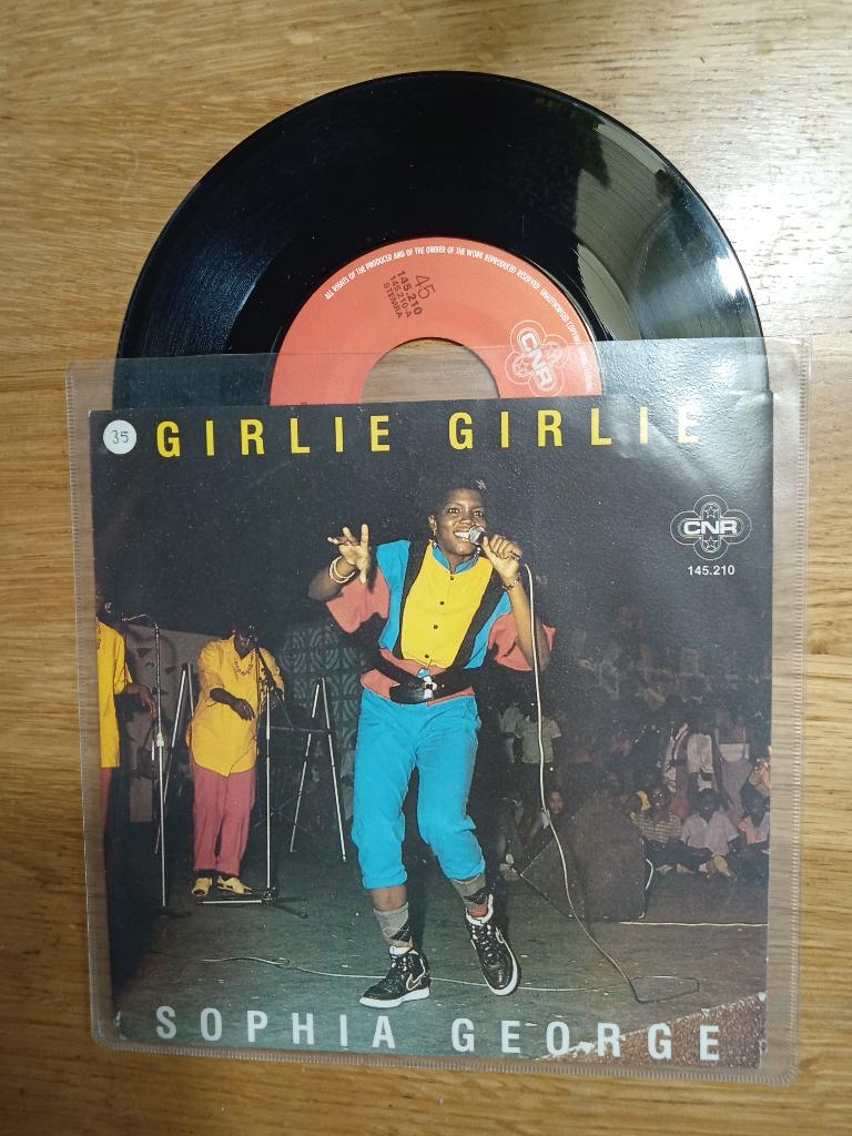 single Sophia George - Girlie Girlie (1986), Cd's en Dvd's, Vinyl Singles, Gebruikt, Ophalen of Verzenden, Pop, 12 inch