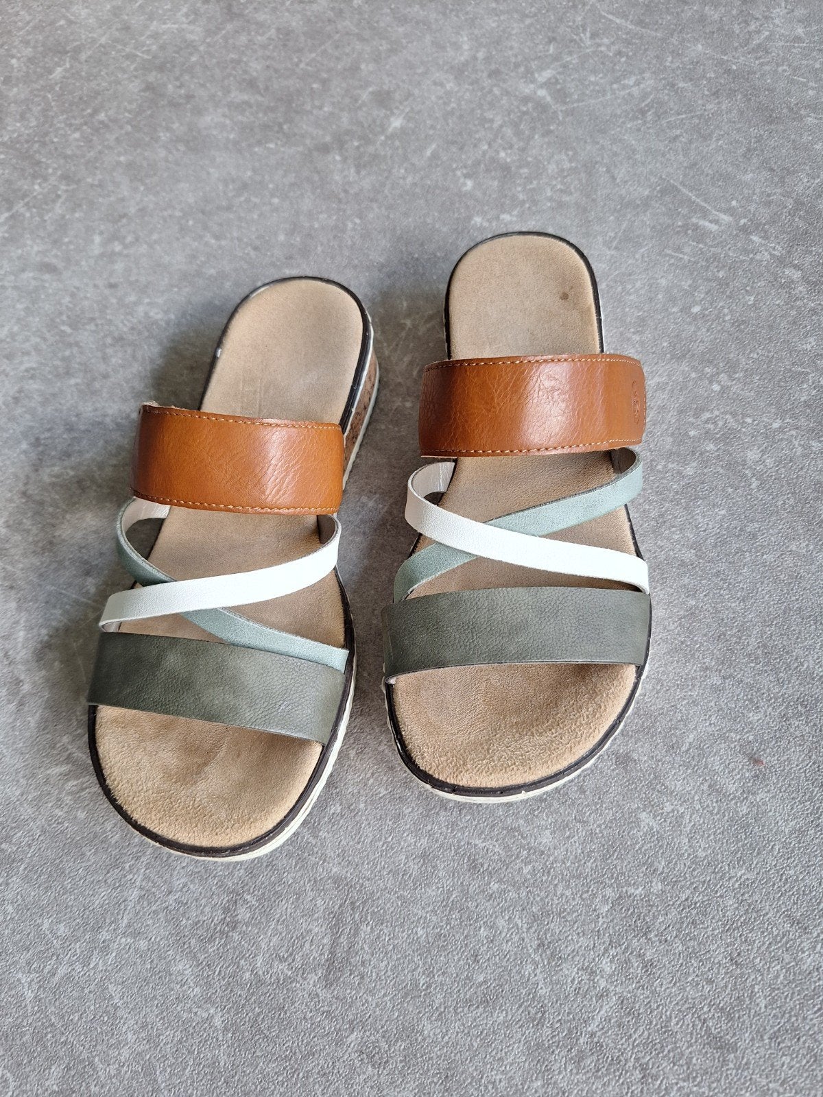 Rieker sandalen maat 36 - Zo goed als nieuw, Bruin, Zo goed als nieuw, Rieker, Sandalen of Muiltjes