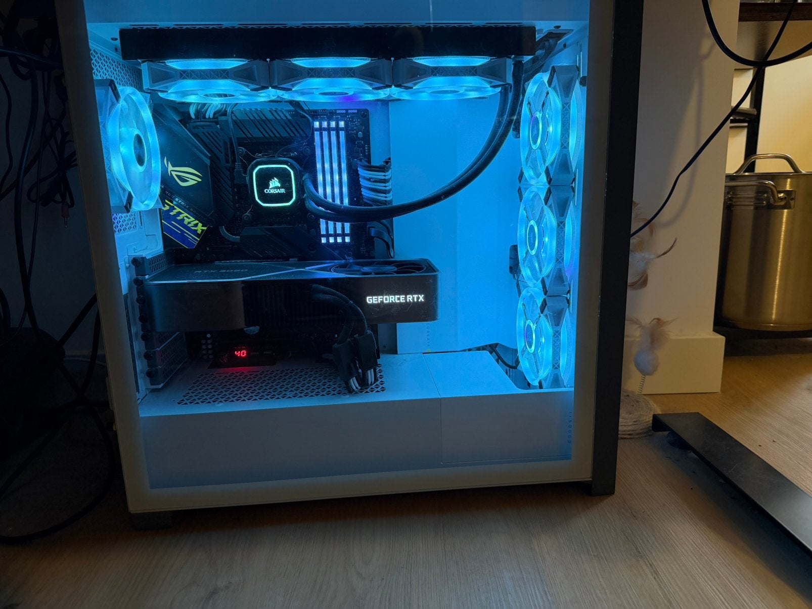 Gaming setup: RTX 3090 FE, i9-10900K, 32GB + 2x 27" 165Hz, Ophalen, Gebruikt, 32 GB, Gaming
