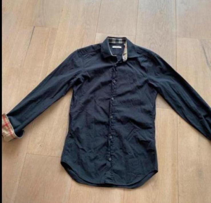 Burberry brit xs, Kleding | Heren, Overhemden, Ophalen of Verzenden, Zo goed als nieuw, Zwart, Halswijdte 38 (S) of kleiner