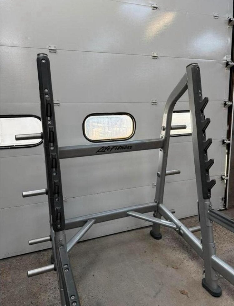 Life Fitness squatrek / Multi rek / Signature series, Ophalen, Benen, Gebruikt, -