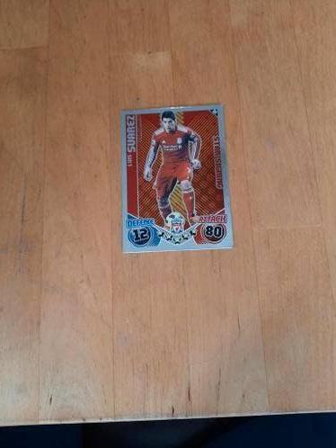 LUIS SUAREZ - MATCH ATTAX TOPPS - KAARTJE, Verzamelen, Sportartikelen en Voetbal, Ophalen of Verzenden, Zo goed als nieuw, Buitenlandse clubs