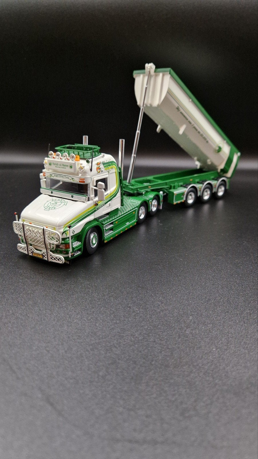 Tekno | vd Hoeven - Scania, Hobby en Vrije tijd, Ophalen of Verzenden, Zo goed als nieuw, Bus of Vrachtwagen, Tekno