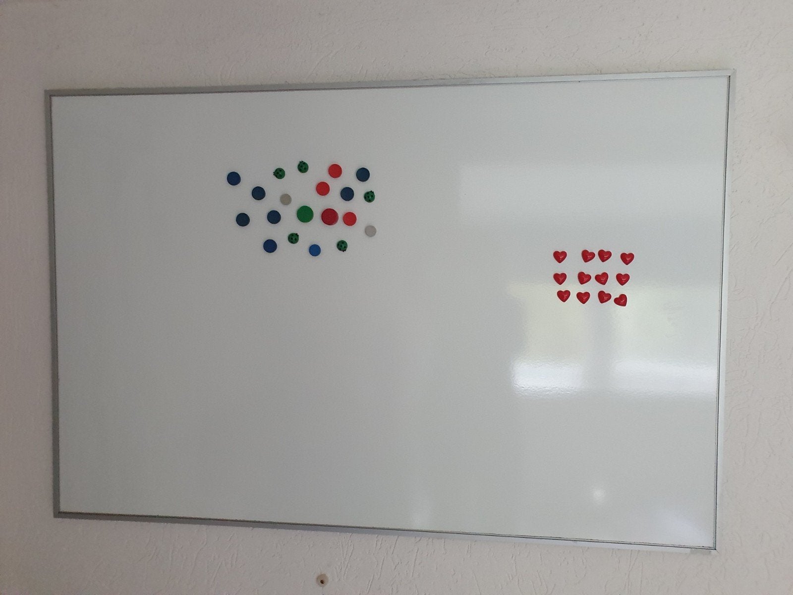 Groot whiteboard 120 x 80 met magneetjes en stiften, Diversen, Ophalen, Whiteboard