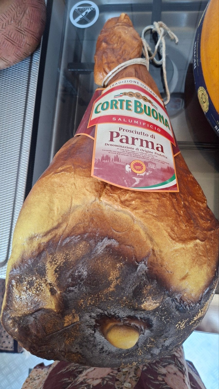 kunststof gerookte ham, 55 cm, 35 cm, Ophalen of Verzenden, Zo goed als nieuw