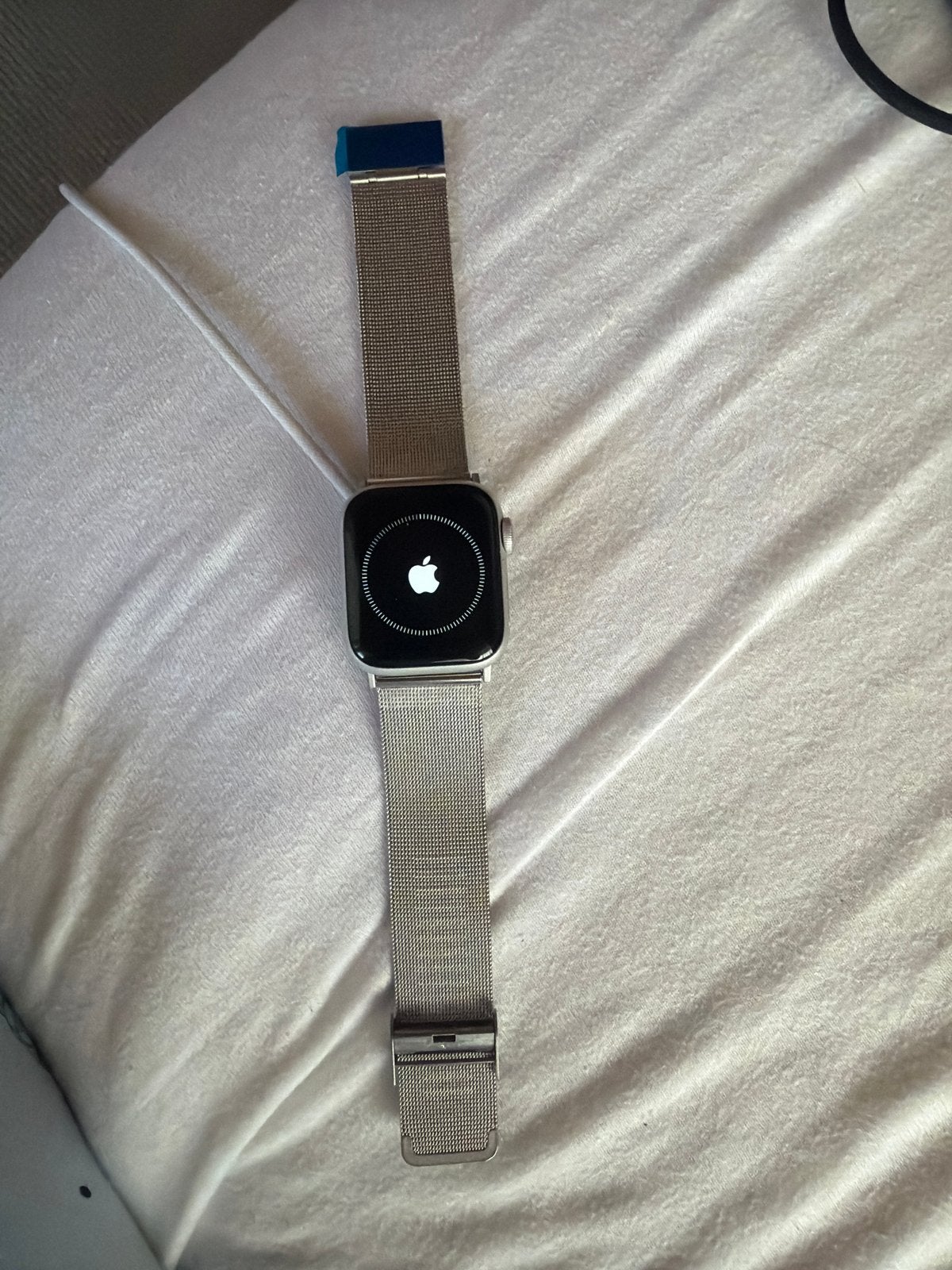 Apple Watch Series 5 40mm Grijs met doos en lader, Ophalen of Verzenden, Gebruikt, Grijs, IOS