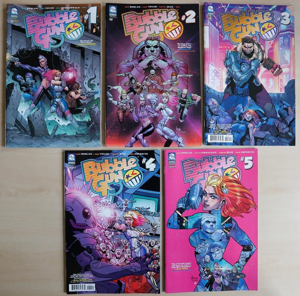 Comics: Bubble Gun vol. 2 - complete serie - Aspen Comics, Ophalen, Complete serie of reeks, Zo goed als nieuw, Amerika