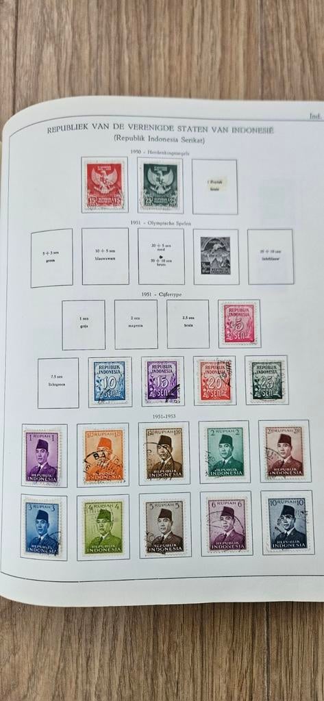 Postzegelverzameling Indonesië, Postzegels en Munten, Postzegels | Volle albums en Verzamelingen, Verzenden, Buitenland