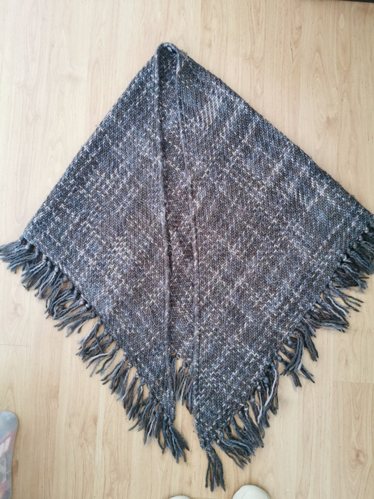 poncho /omslagdoek 1 maat, True Spirit, Ophalen of Verzenden, Zo goed als nieuw, Bruin