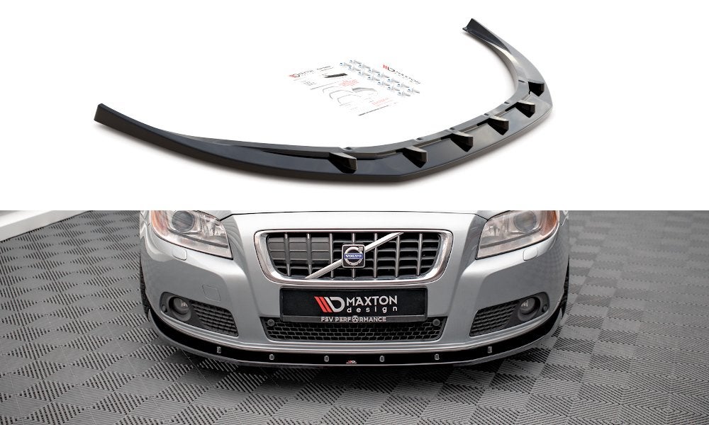 Voorlip sideskirt spoiler diffuser splitter Volvo V70 07-13, Ophalen of Verzenden