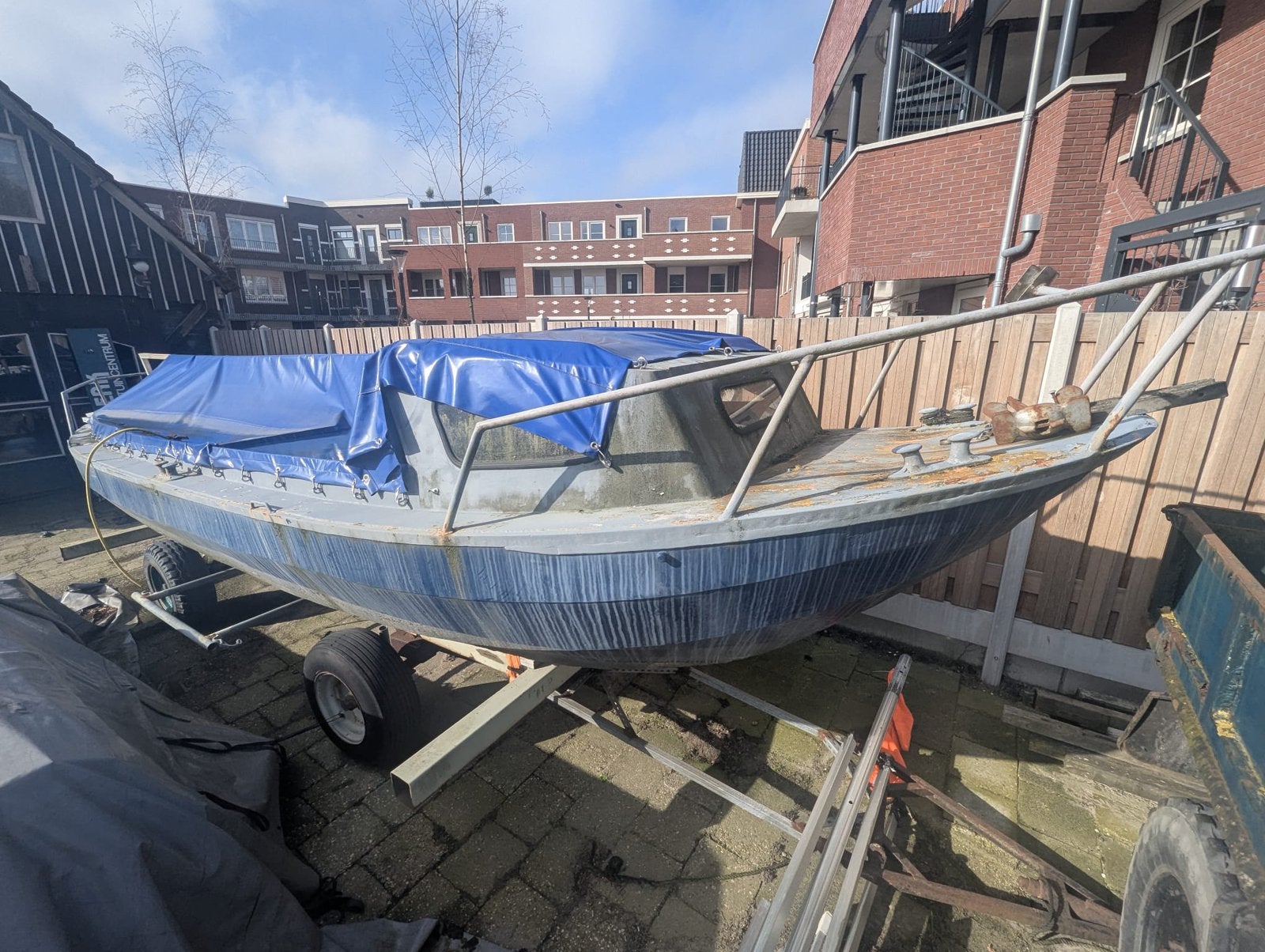 Sloep met overkapping, Watersport en Boten, Sloepen, Ophalen, Anker