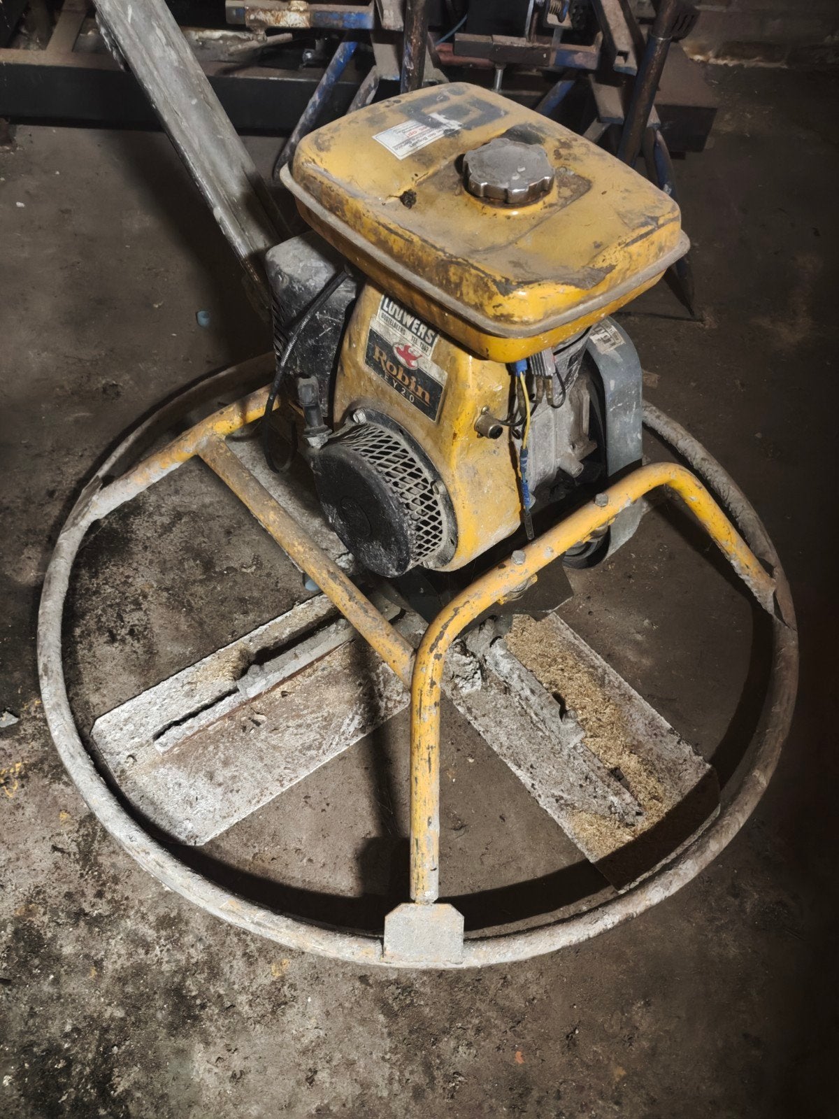 Betonvlindermachine 90cm met diverse bladen, Doe-het-zelf en Verbouw, Ophalen