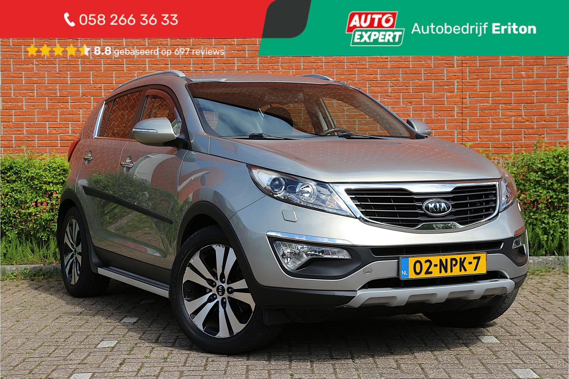 Kia Sportage 2.0 165pk X-clusive AUT. | NL-auto | Automaat |, Auto's, Gebruikt, Zwart, 4 cilinders, 165 pk
