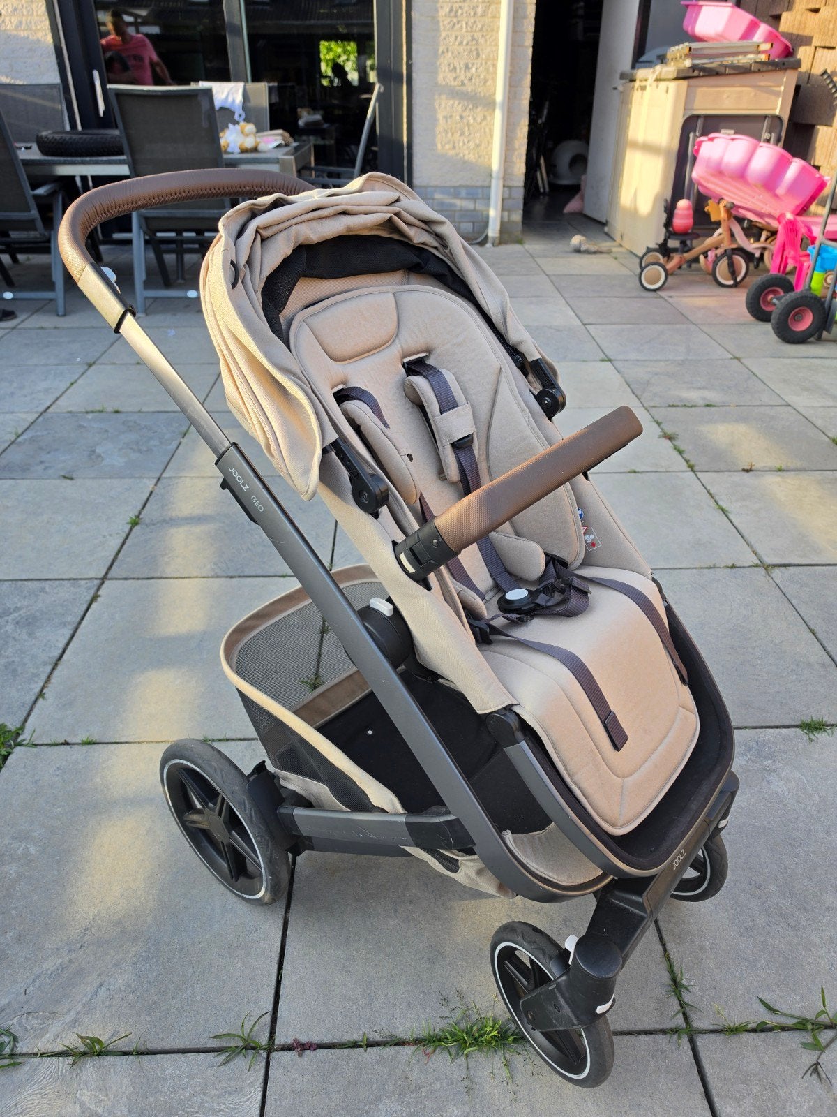Joolz geo 3 combi kinderwagen Sandy Taupe met veel extra's!, Kinderen en Baby's, Kinderwagens en Combinaties, Overige merken, Ophalen of Verzenden