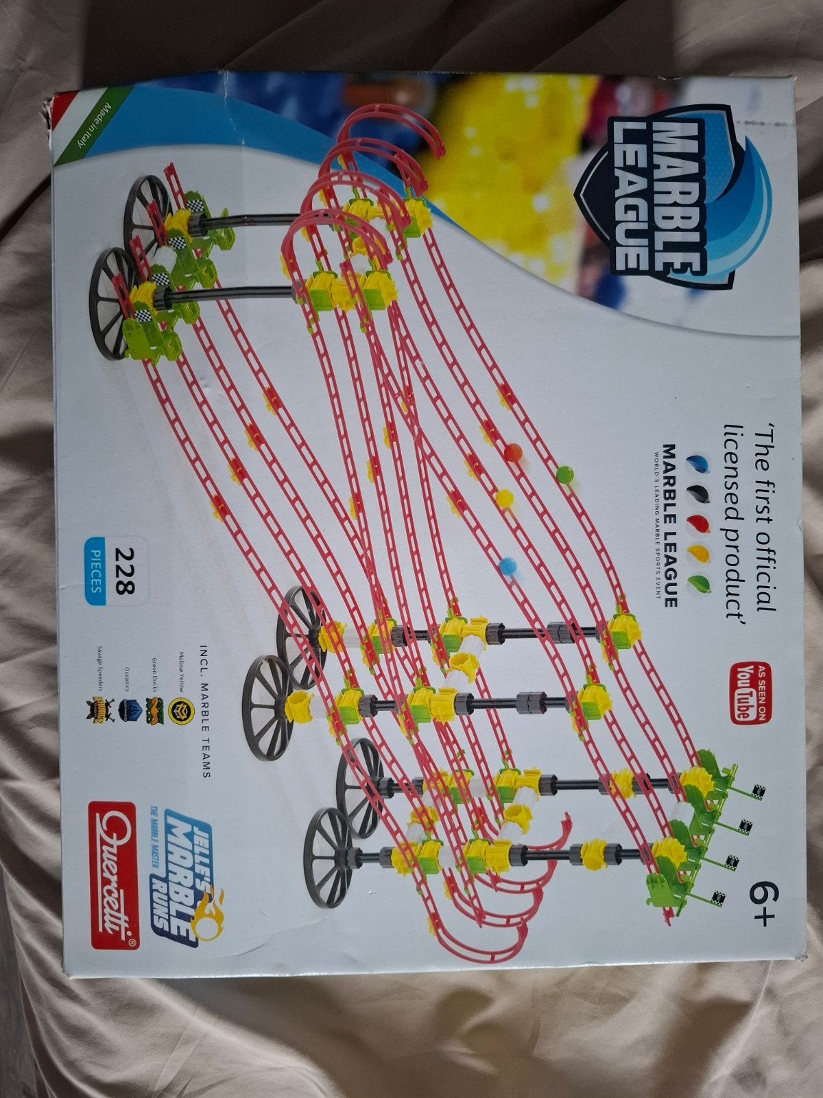 Marble League knikkerbaan - Quercetti Jelly's Marble Runs, Ophalen, Gebruikt