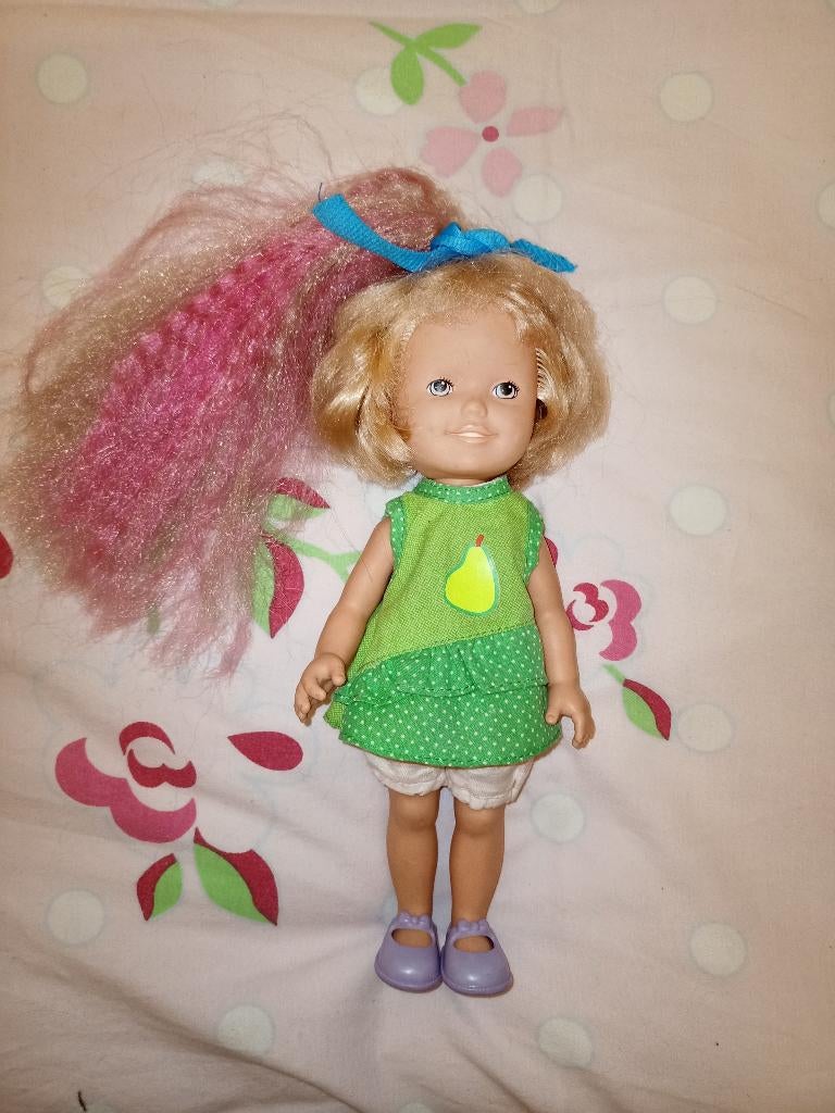 vintage playskool dolly surprise pop, Ophalen of Verzenden, Gebruikt, Babypop
