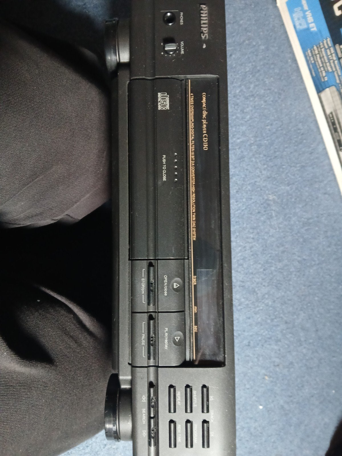 Philips CD130 Compact Disc Speler - Vintage Audio, Audio, Tv en Foto, Ophalen of Verzenden, Gebruikt, Philips