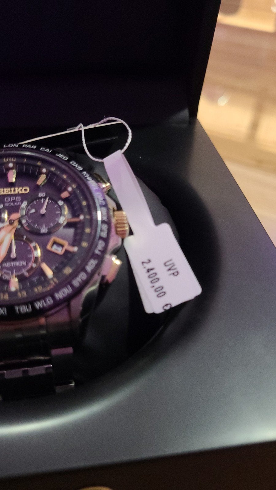 Seiko Astron GPS Solar Horloge - Zo goed als nieuw, Polshorloge, Overige materialen, Ophalen of Verzenden, Zo goed als nieuw