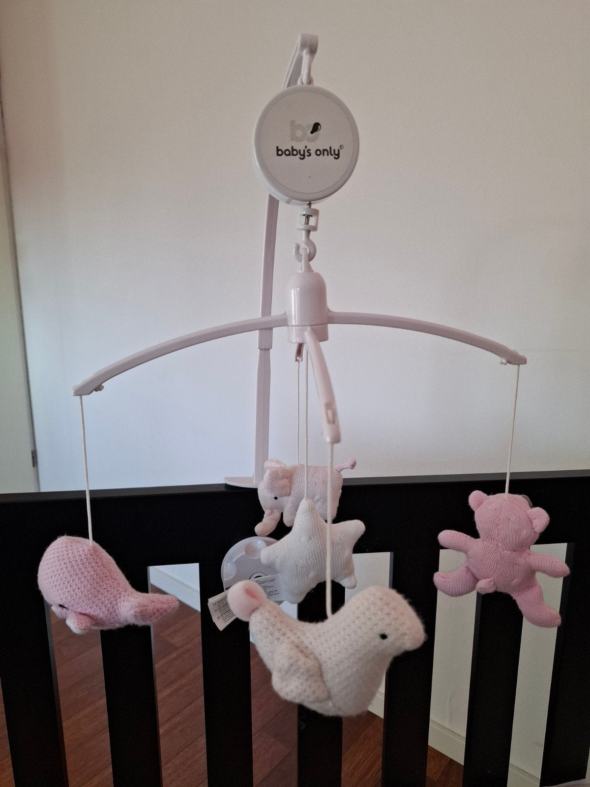 Baby's Only Muziekmobiel met Knuffels - Roze/Wit, Ophalen, Zo goed als nieuw, Met geluid