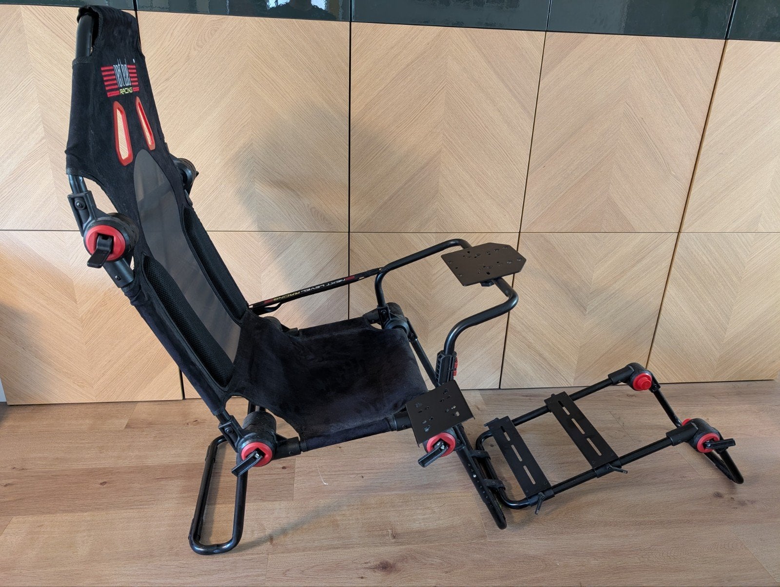 Next Level Racing F-GT Lite racestoel, Spelcomputers en Games, Spelcomputers | Overige, Ophalen, Overige merken, Gebruikt