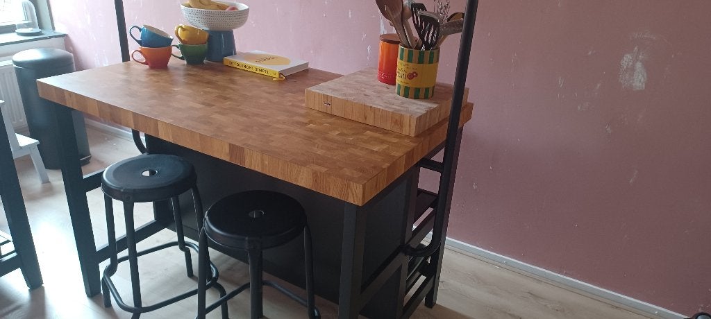Keukeneiland vadholma, Ophalen, Gebruikt, 50 tot 100 cm, Minder dan 100 cm