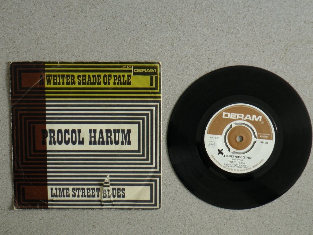 Procol Harum - A whiter shade of pale VINYL SINGLE, Gebruikt, 7 inch, Pop, Fotohoes