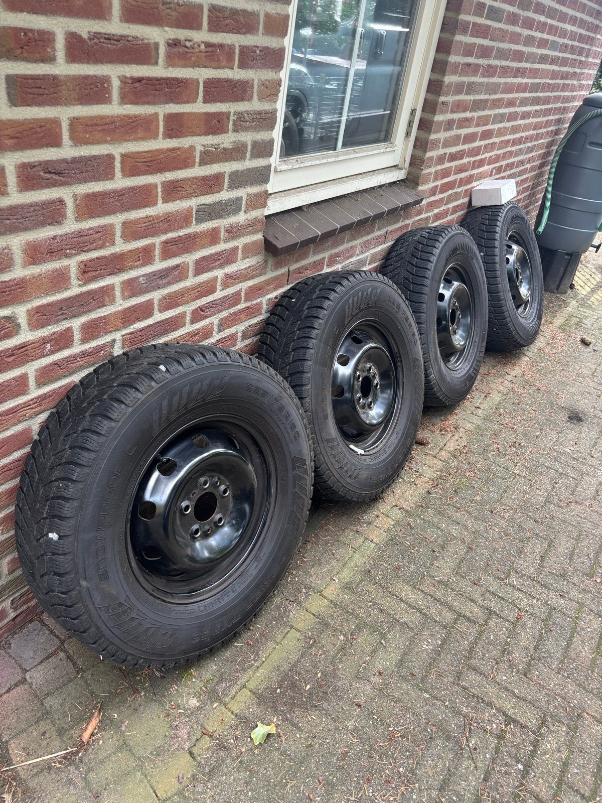 Winterbanden met velgen voor Fiat Ducato, Citroën Jumper, Ophalen, 16 inch, Banden en Velgen, Winterbanden