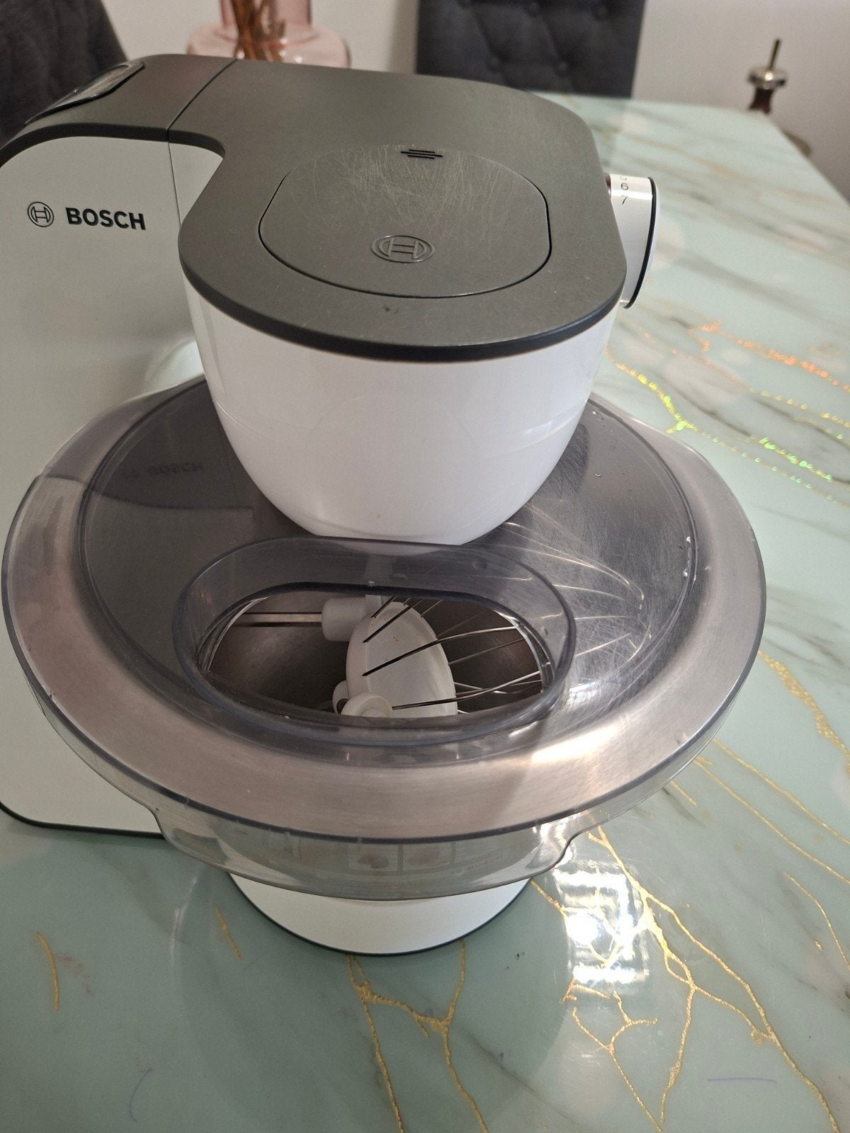 Bosch Keukenmachine - Zo goed als nieuw, 1 tot 2 liter, Ophalen of Verzenden, Zo goed als nieuw, 3 snelheden of meer