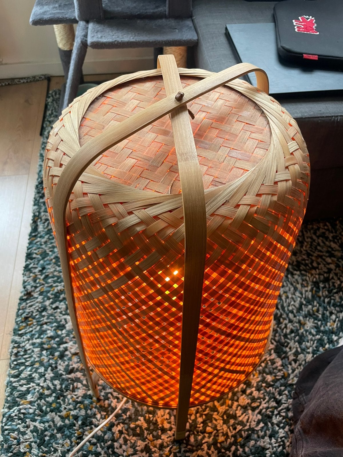 Ikea Floor Lamp Bamboo RANARP, Ophalen of Verzenden