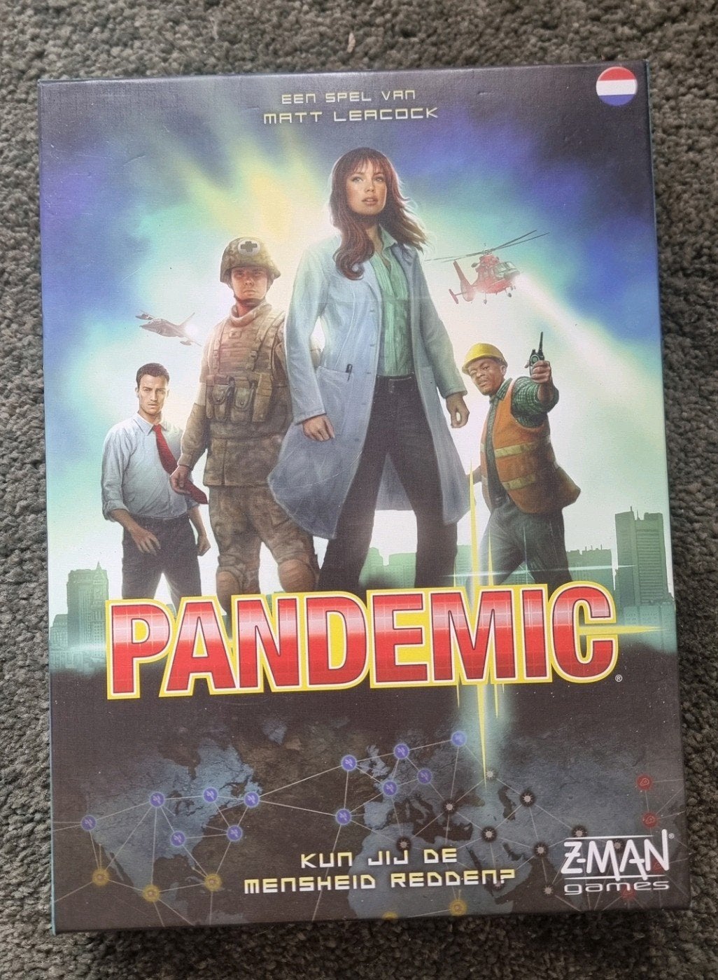 Pandemic Bordspel (nederlands), Hobby en Vrije tijd, Gezelschapsspellen | Bordspellen, Een of twee spelers, Ophalen of Verzenden