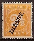 Ned-Indie Dienst 8 postfris 1911, Postzegels en Munten, Postzegels | Nederlands-Indië en Nieuw-Guinea, Verzenden, Postfris, Nederlands-Indië