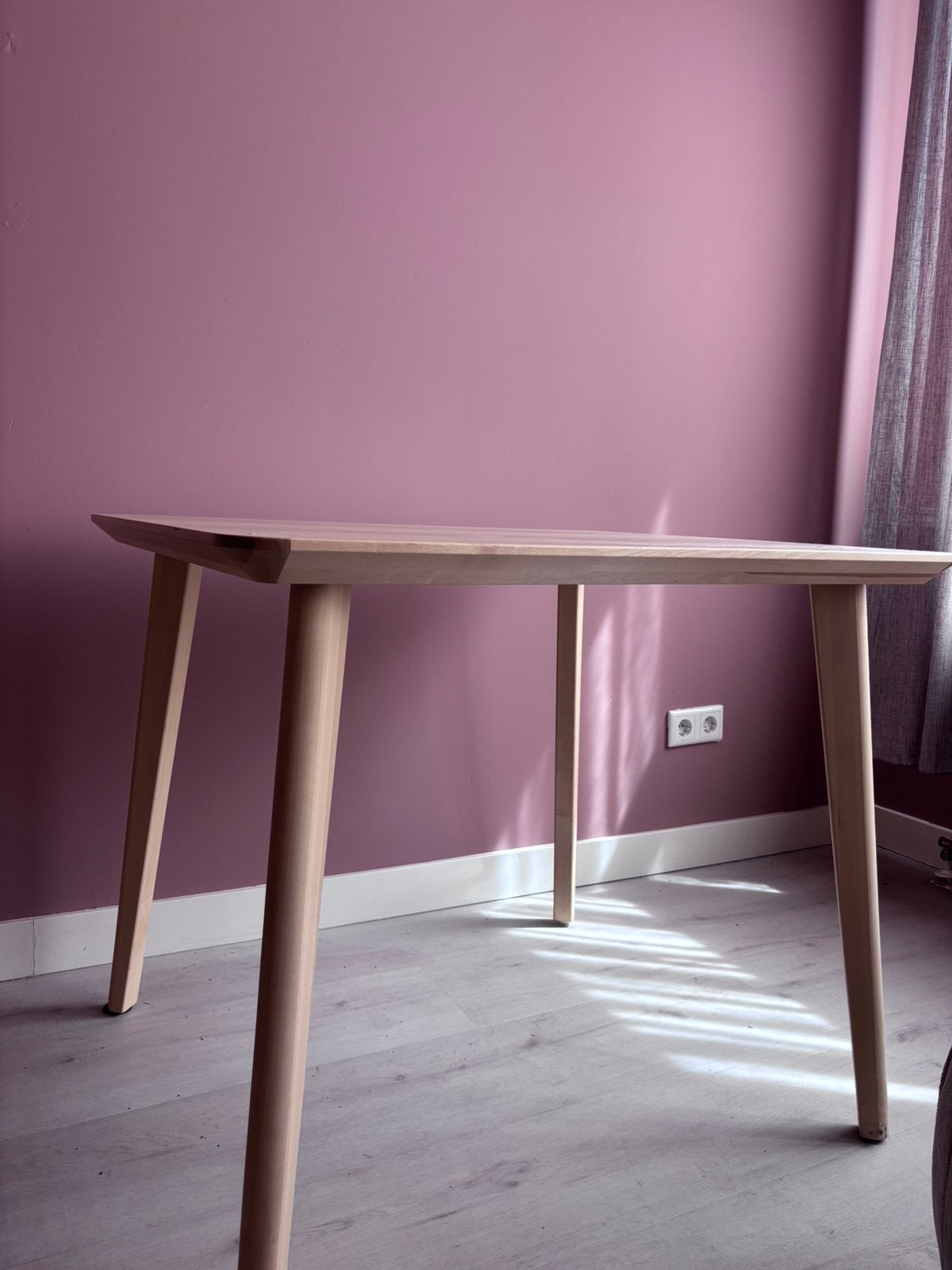 IKEA LISABO - kleine eettafel, Huis en Inrichting, Tafels | Eettafels, Ophalen, 50 tot 100 cm, Zo goed als nieuw, Rechthoekig