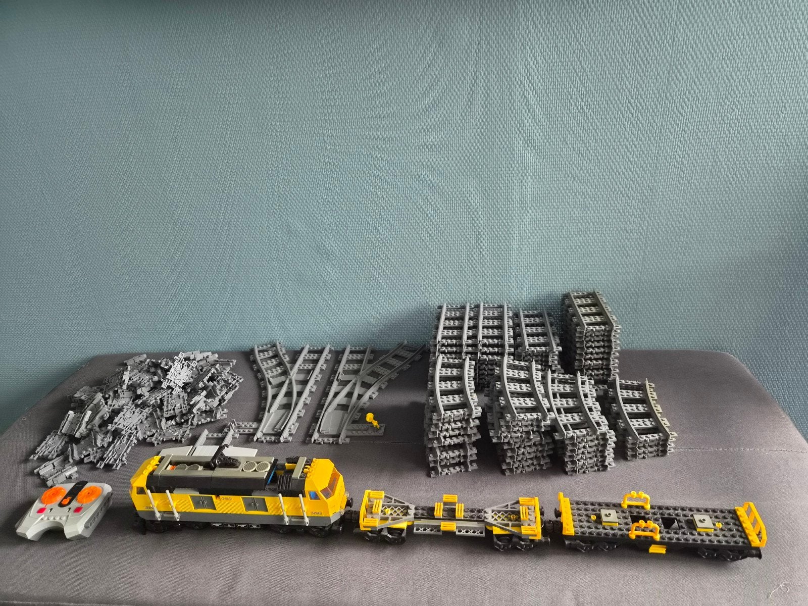LEGO trein + veel rails! Zie advertentietekst!, Ophalen, Gebruikt, Lego, City