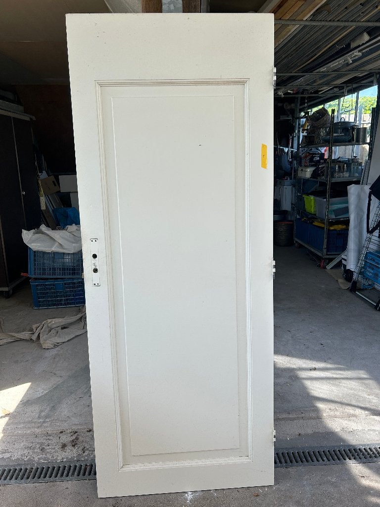 6 Massief houten binnendeuren/ 1x ruit - paneel 211x82,8cm, Ophalen, Gebruikt, 80 tot 100 cm, Binnendeur